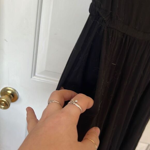 Torrid super soft off the shoulder black Jumpsuit - Picture 3 of 5